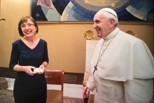 Milka e papa Francescojpg